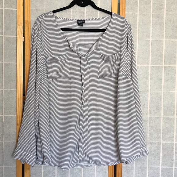torrid Tops - Torrid striped tunic / firm price